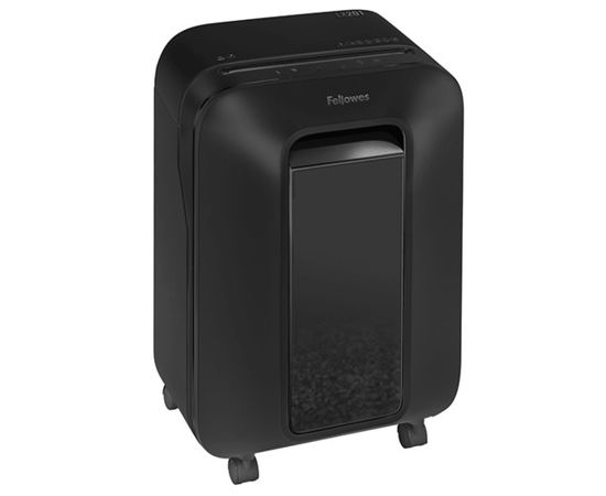 Шредер Fellowes® Powershred® LX201, черный, DIN P-5, 2х12 мм, 12 лст., 22 лтр., Jam Proof™, SafeSens