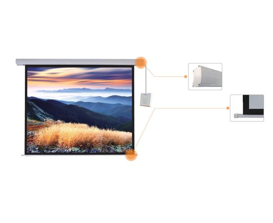 Экран моторизированный Mr.Pixel 120" X 160" (3,05 X 4,06)