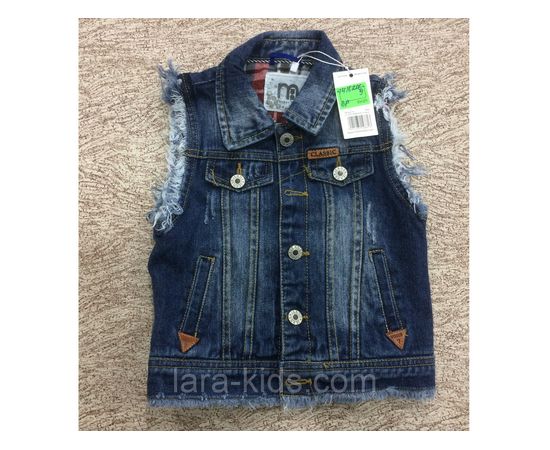 Жилеты джинсовые