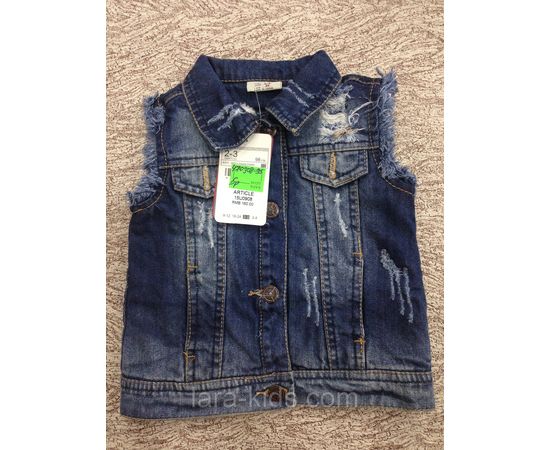 Жилеты джинсовые