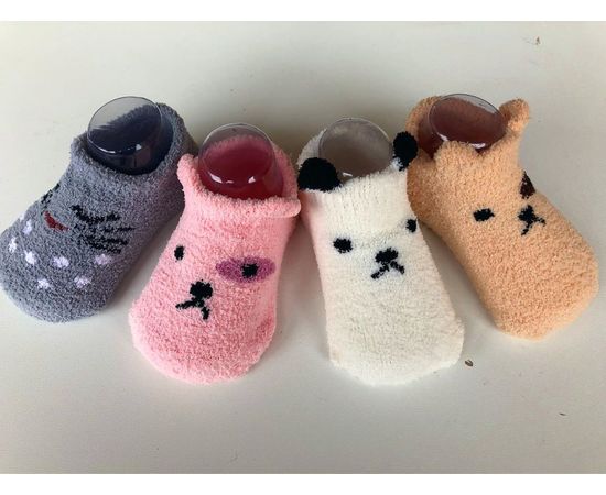 Детские носочки-пинетки утеплённые