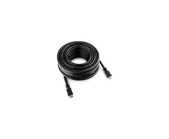 Кабель HDMI Cablexpert CC-HDMI4-15M, 15м, v1.4, 19M/19M, черный, позол.разъемы, экран, пакет