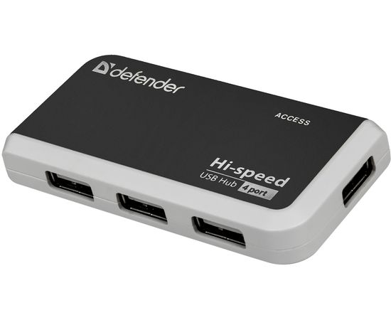 Разветвитель Defender Quadro Infix USB2.0, 4порта HUB