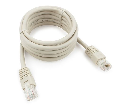 Патч-корд UTP Cablexpert PP6U-2M кат.6, 2м, литой, многожильный (серый)