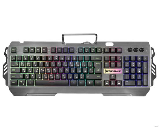 Клавиатура игровая Defender Renegade GK-640DL RU,RGB подсветка, 9 режимов