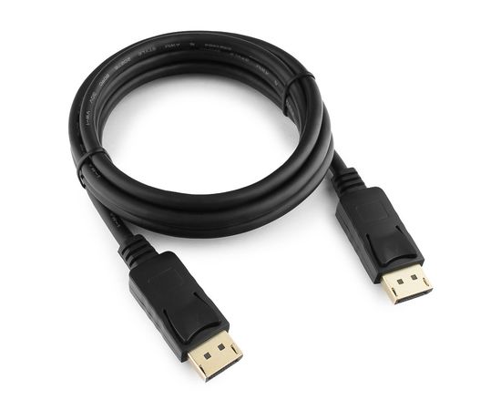 Кабель DisplayPort Cablexpert CC-DP2-6, v1.2, 1.8м, 20M/20M, черный, экран, пакет