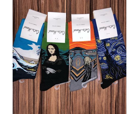 Носки с крутыми арт-принтами