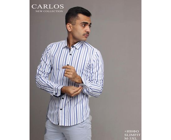 мужская рубашка на кнопках