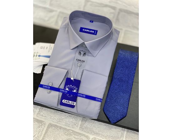 ​мужская однотонная рубашка