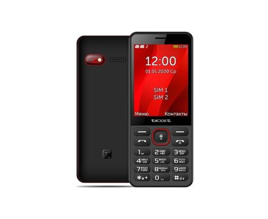 Мобильный телефон Texet TM-309 черно красный