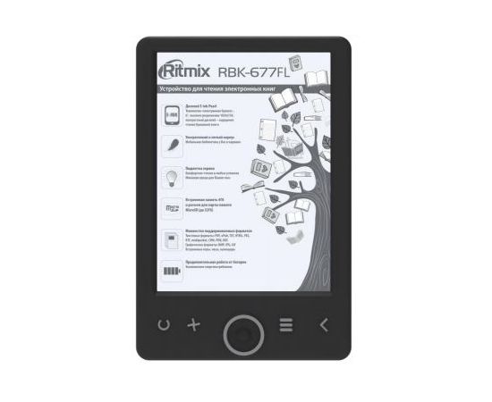 Электронная книга Ritmix RBK-677FL черный