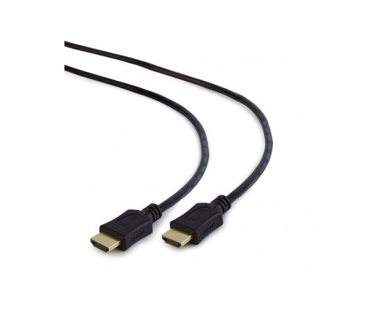 Кабель HDMI Cablexpert CC-HDMI4L-15, 4.5м, v1.4, 19M/19M, серия Light, черный,позол.разъ, экр, пакет