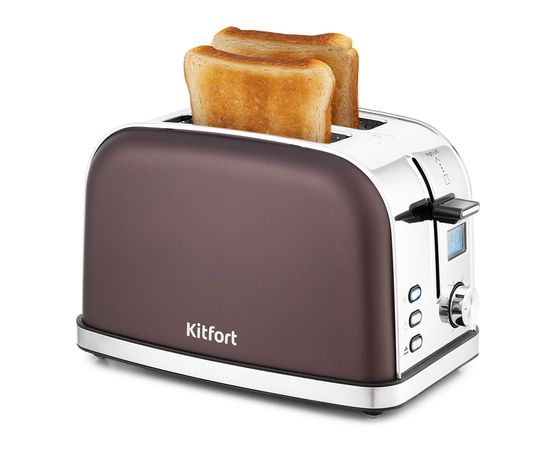 Тостер Kitfort КТ-2036-4 темно-кофейный