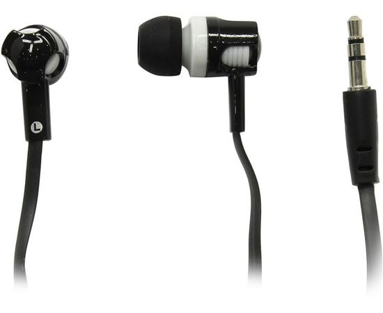 Наушники-вкладыши проводные Defender Basic 609 черный+белые