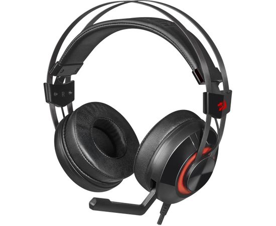 Наушники-гарнитура игровые Redragon Talos красный + черный
