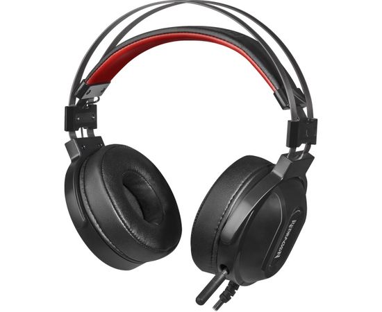 Наушники-гарнитура игровые Redragon Ladon красный + черный