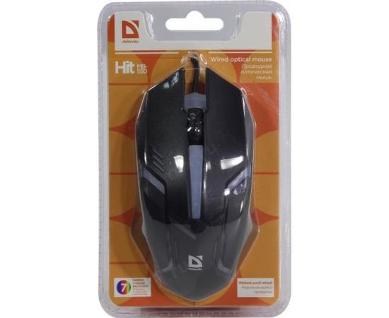 Мышь проводная Defender Hit MB-550 черный
