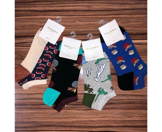 Укороченные носочки с классными принтами