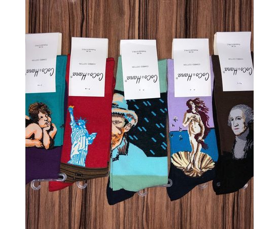 Носки с крутыми арт-принтами