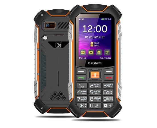 Мобильный телефон Texet TM-530R черный