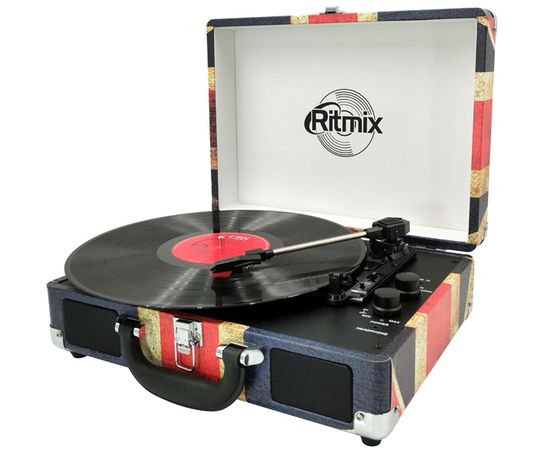 Проигрыватель виниловый Ritmix LP-120B UK Flag