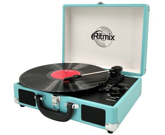 Проигрыватель виниловый Ritmix LP-160B голубой