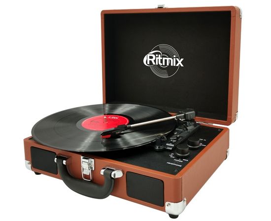 Проигрыватель виниловый Ritmix LP-160B коричневый
