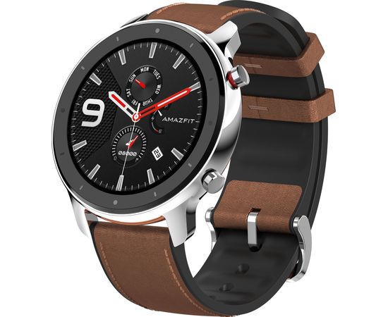 Смарт часы Xiaomi Amazfit GTR 47mm Steel коричневый