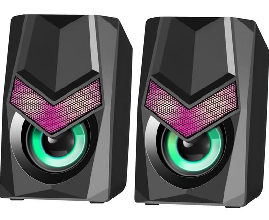 Компактная акустика 2.0 Defender Solar 1 черный