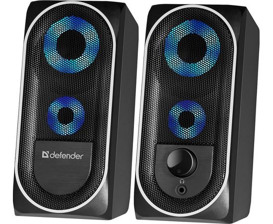 Компактная акустика 2.0 Defender Solar 2 черный