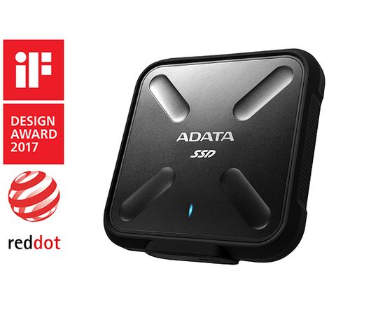 Жесткий диск SSD 1000GB Adata ASD700-1TU31-CBK черный