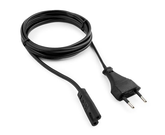 Кабель питания для ноутбуков,аудио/видео техники Cablexpert PC-184-VDE-1.8M,1,8м,CEE 7/16- C7 черный