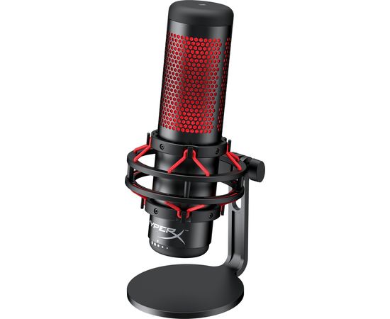 Настольный микрофон HyperX Quadcast на подставке