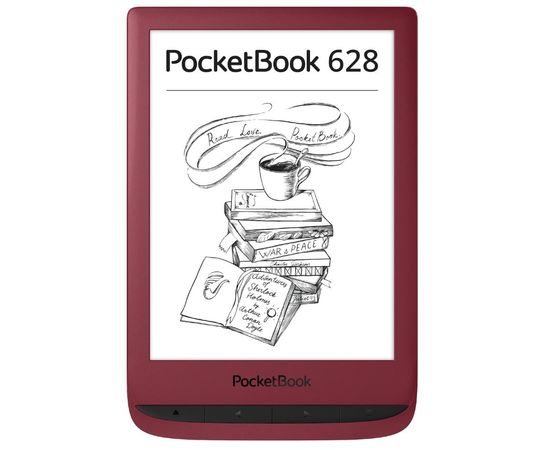 Электронная книга PocketBook PB628-R-CIS красный
