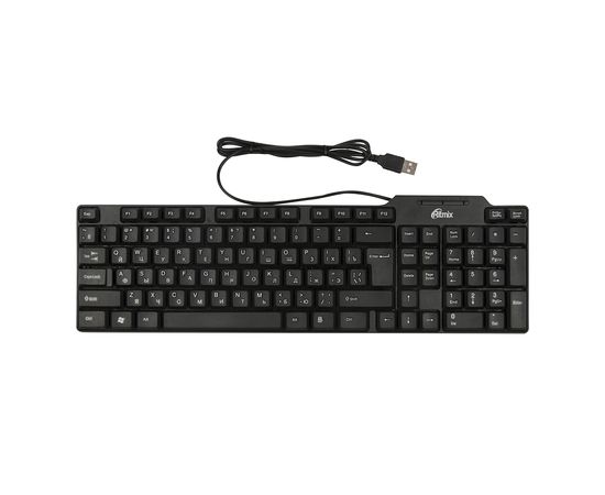 Клавиатура проводная Ritmix RKB-111 черный