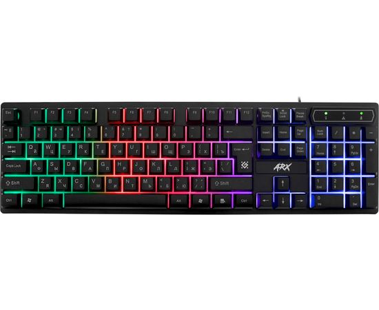 Клавиатура игровая Defender Arx GK-196L RU, черный