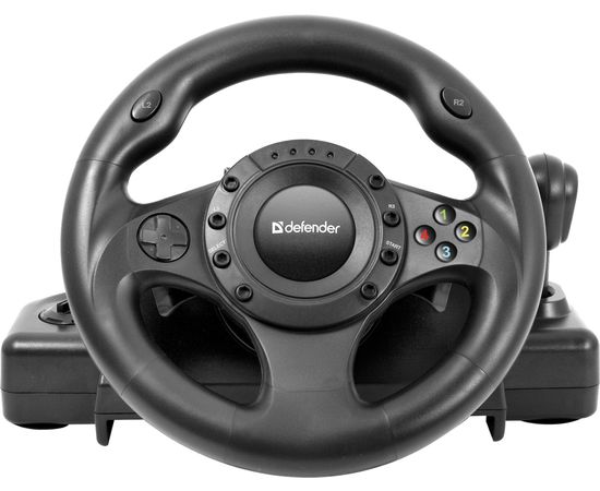 Руль игровой Defender Forsage Drift GT черный