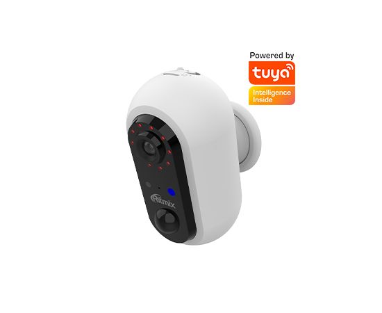 Видеокамера аккумуляторная Ritmix IPC-240B Tuya белый