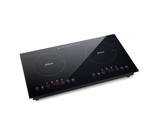 Индукционная плитка Kitfort КТ-124 черный