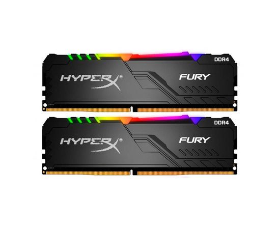 Память оперативная DDR4 Desktop HyperX Fury HX430C15FB3AK2/16, 16GB, RGB