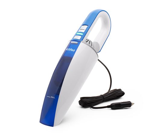 Пылесос автомобильный Kitfort KT-537-3 бело-синий