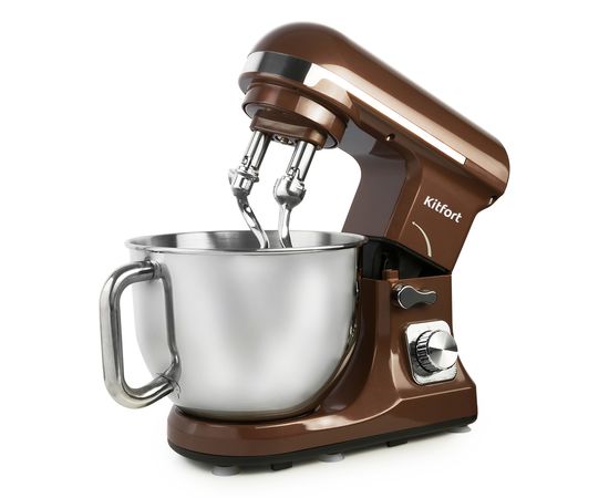 Планетарный миксер Kitfort КТ-1343-3 кофейный