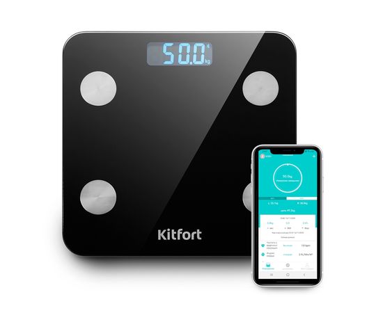 Весы напольные Kitfort KT-805 чёрный