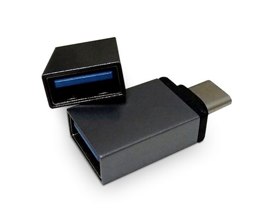 Адаптер аудио Olmio "On-The-Go" type-C черный