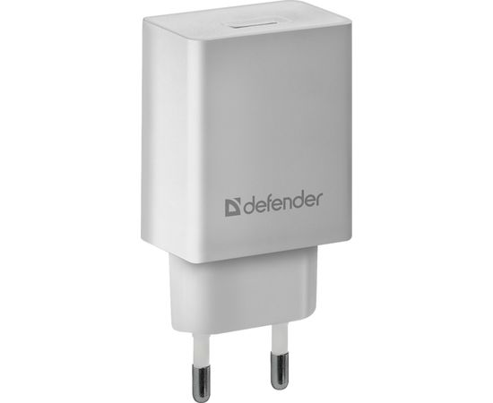Зарядное устройство сетевое Defender EPA-10, 1хUSB, 5V/2.1А, белый