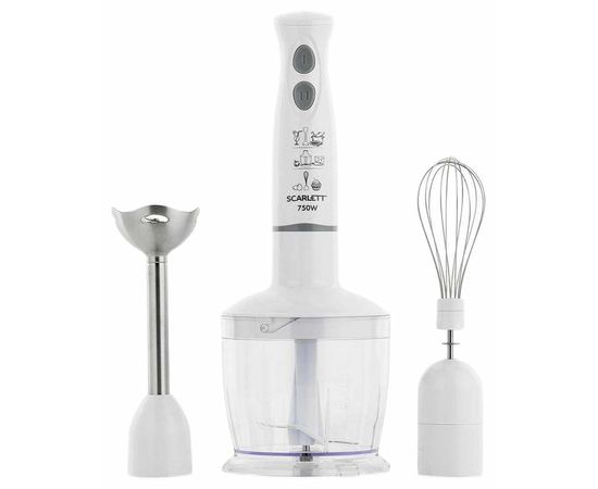 Блендер погружной Scarlett SC-HB42F80 белый