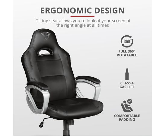 Игровое кресло Trust GXT 705 Ryon черный