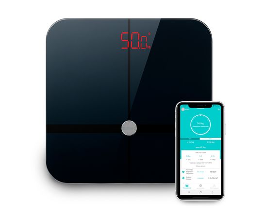 Весы напольные Kitfort KT-807 чёрный