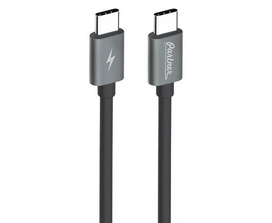 Кабель Partner USB3.1, USB type-C - USB type-C, 1м, черный