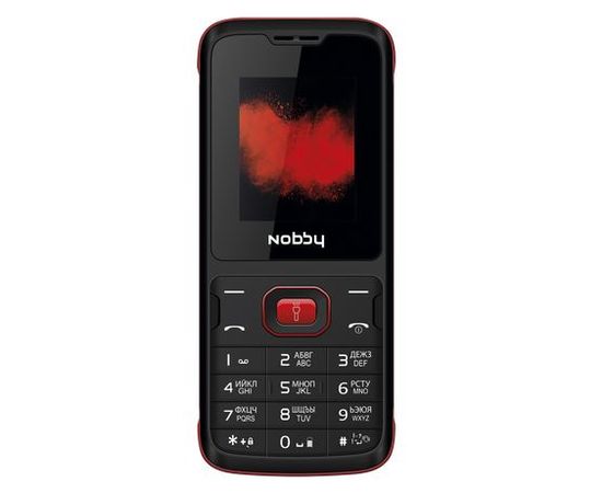 Мобильный телефон Nobby 110 красно-чёрный